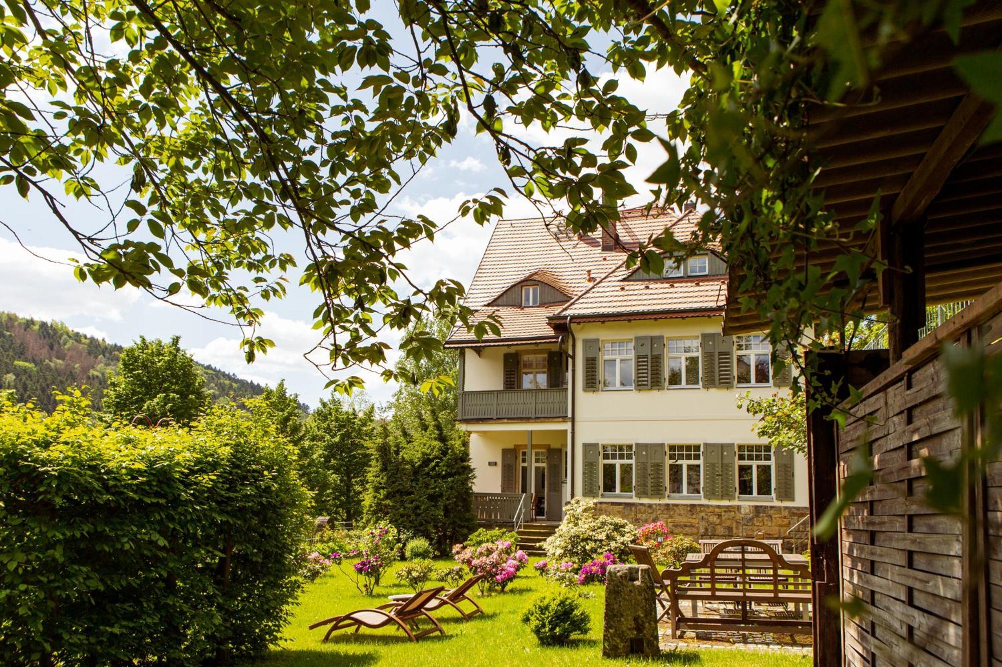 Villa Elbufer Bad Schandau Esterno foto