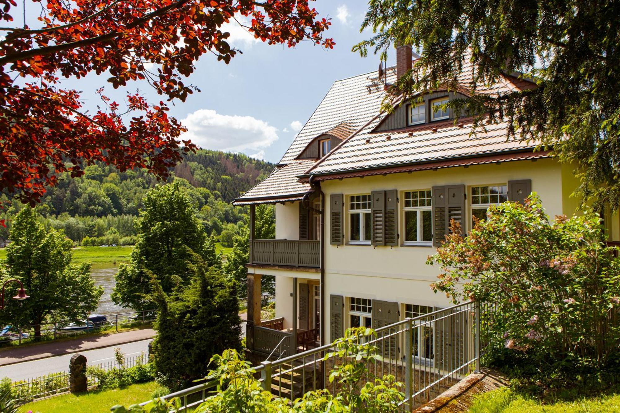 Villa Elbufer Bad Schandau Esterno foto