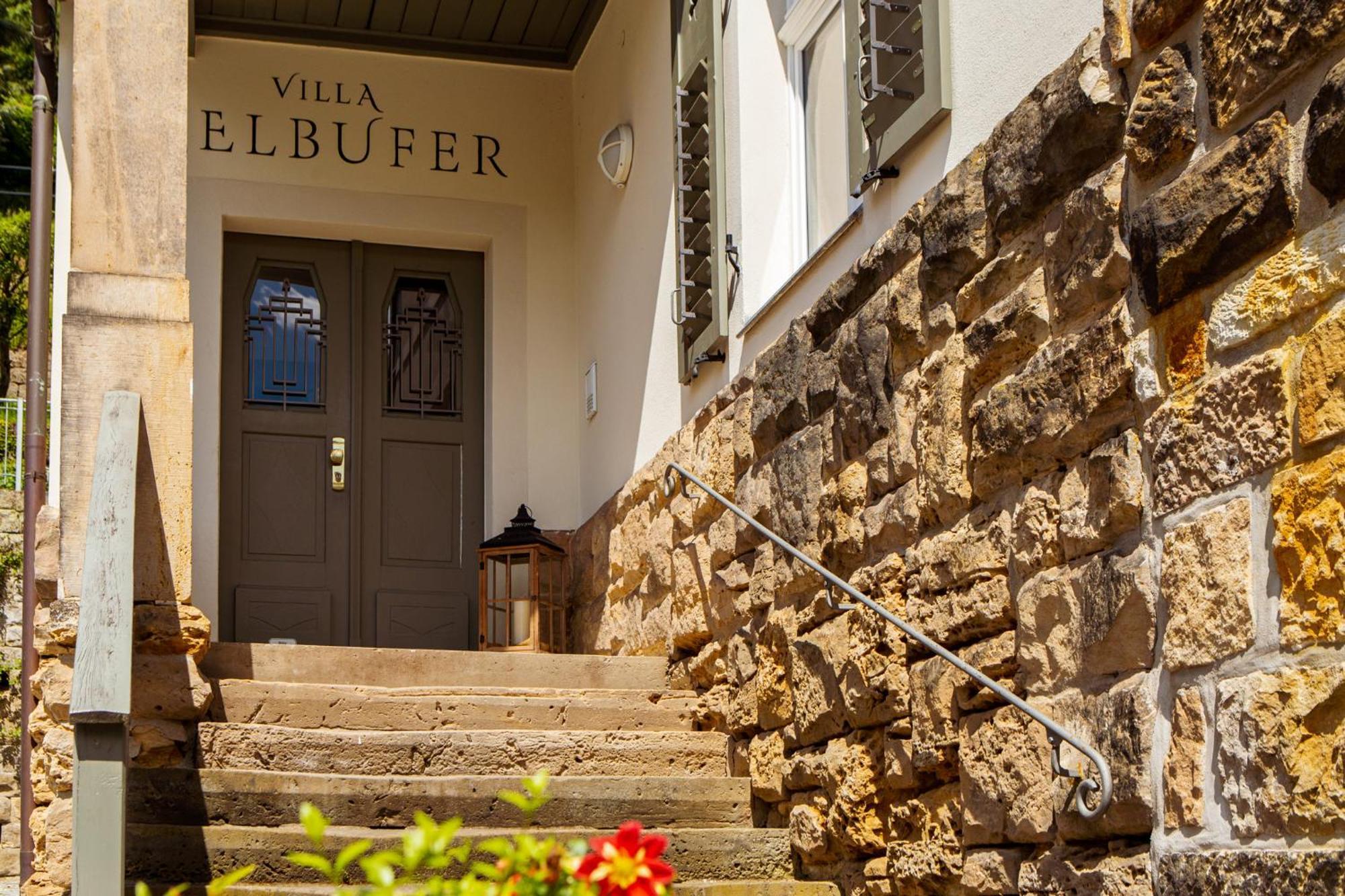 Villa Elbufer Bad Schandau Esterno foto