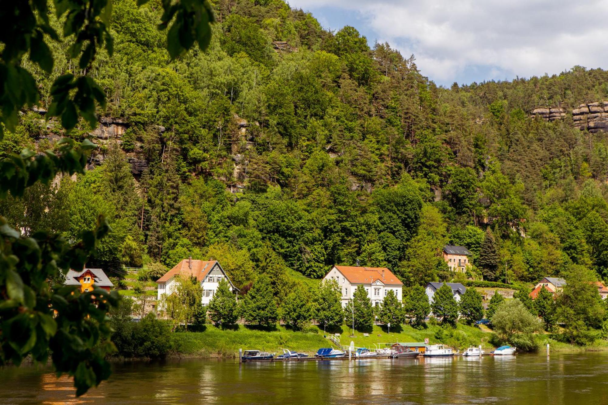 Villa Elbufer Bad Schandau Esterno foto