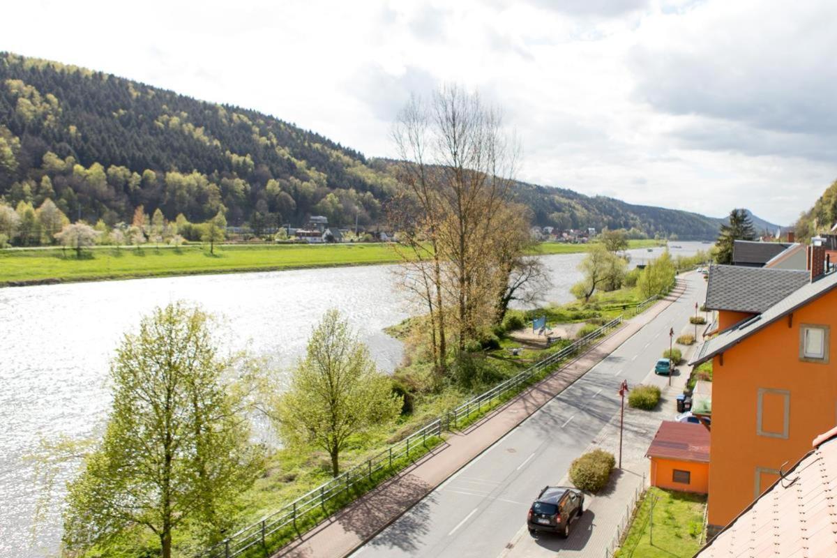 Villa Elbufer Bad Schandau Esterno foto